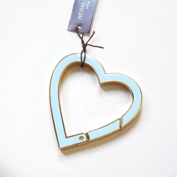 Henri Bendel Heart Scarf And Key Fob Holder - Picture 1 of 3